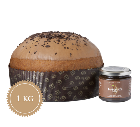 Panettone al Cioccolato + Crema spalmabile al cioccolato